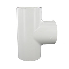Tee, 2 Slip White PVC Schedule 40"
