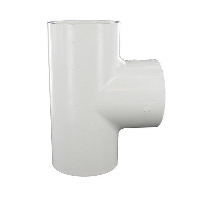 Tee, 2 Slip White PVC Schedule 40"