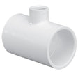 Reducing Tee, 1-1/2 x 1-1/2 Socket White PVC Schedule 40"