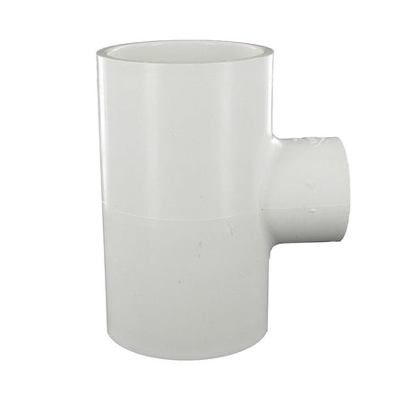 Reducing Tee, 2 x 2 x 1 Socket White PVC Schedule 40"