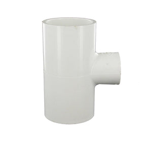 Reducing Tee, 1-1/2 x 1-1/2 x 3/4 Slip x Slip x FPT White PVC Schedule 40"