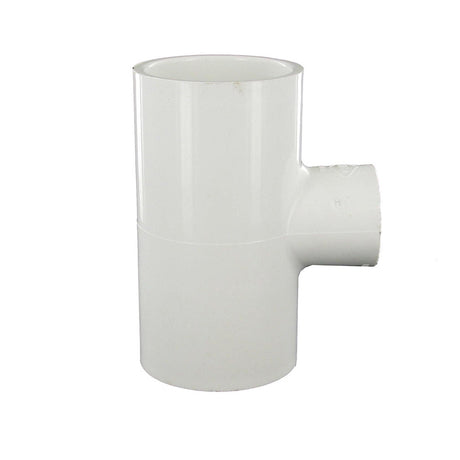 Reducing Tee, 1-1/2 x 1-1/2 x 3/4 Slip x Slip x FPT White PVC Schedule 40"