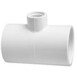 Reducing Tee, 2 x 2 x 1/2 Slip x Slip x FPT White PVC Schedule 40"