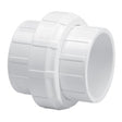 Union, 1-1/2 Slip White PVC Schedule 40 O-Ring Type"