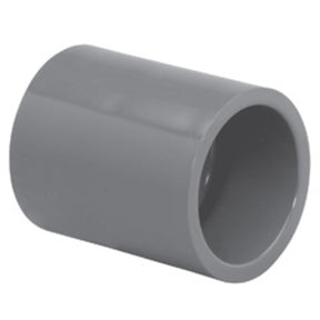 Coupling, 1-1/2 Slip Gray PVC Schedule 80"