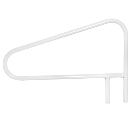 Saftron 52 Return To Deck Cross Braced Handrail Escutcheons Included White | Cbrtd-352-W"