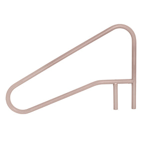 Saftron 54 Return To Deck Cross Braced Handrail Escutcheons Included White | Cbrtd-354"