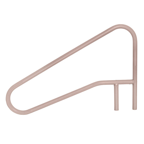 Saftron 54 Return To Deck Cross Braced Handrail Escutcheons Included White | Cbrtd-354"