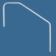 Saftron 3 Bend 48 In. Rail White | Dtp-348-W
