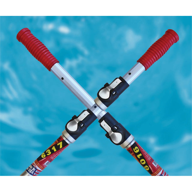 Skimlite 8' - 16' Snaplite Snap Button Lock Heavy Duty Pole Skimlite T-Pole Snap Button Lock 8Ft To 16Ft *O/W/O* | 6016