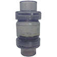 1.5 Clear PVC Spring Check Valve | S1780C15"
