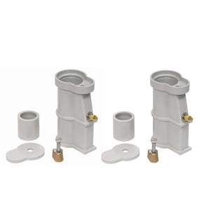 SR Smith Anchor Kit with 2 Universal Plastic Anchor and Escutcheons | 69-209-200-VB