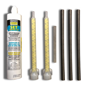 SR Smith Steel Meter Stand Epoxy Kit with 6x 6 x 1/2" Bolts | 75-209-5875-SS"
