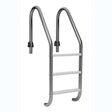 S.R. Smith 20 On Center In-Ground Snap-Lok 3-Tread Ladder With Hinged Snap-Lok For Auto Covers - Cycolac Treads | SLF-24E-3B"