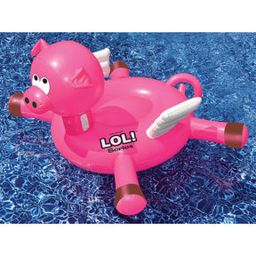 Swimline LOL Flying Pig Pool Float | 90266