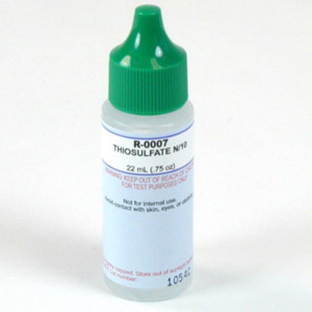 Taylor Thiosulfate N/10 Dropper Bottle, 3/4 oz, 24/Pack | R-0007-A-24
