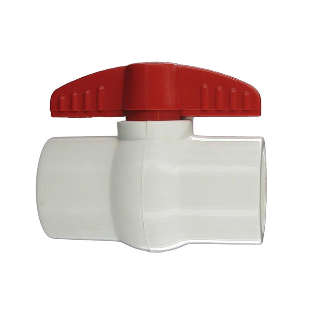 PVC Sch80 Ball Valve 1-1/2 Slip w/ PTFE Seats | HMIP150S"
