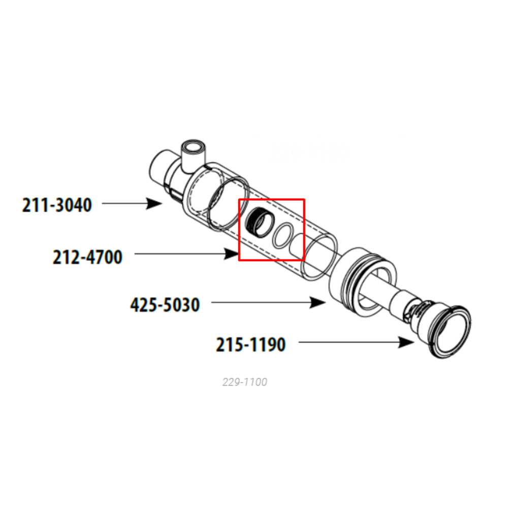Waterway Gunite Threaded Retainer Ring w/ O-Ring | 212-4700