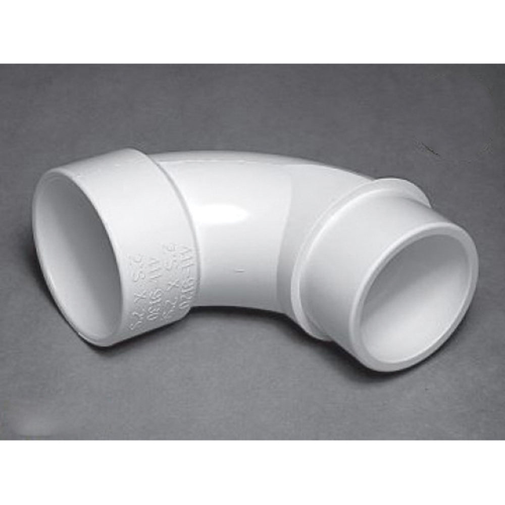 Elbow, 2 Socket Spigot Sweep PVC"