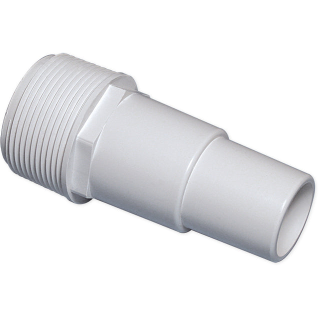 Hose Adapter, 1-1/2 x 1 MPT PVC"