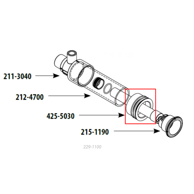 Waterway Gunite Poly Jet Niche Adapter | 425-5030