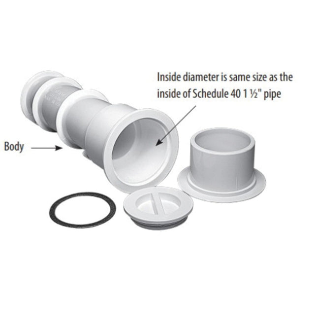Waterway Umbrella/Volleyball Pole Assembly Gray | 540-6707
