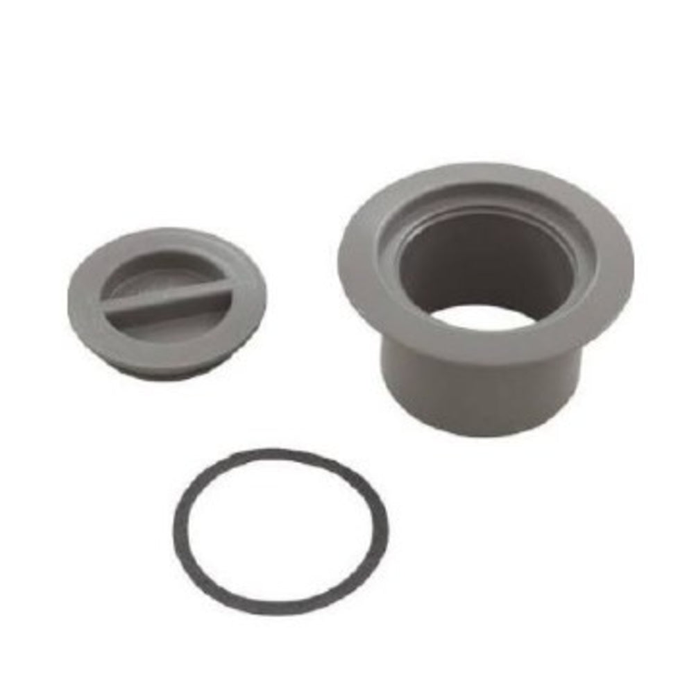 Volleyball Pole Holder Flange and Plug Assembly Gray | 5406717