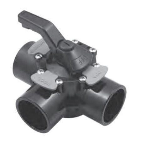 Waterway TruSeal 2 x 2-1/2" 3-Way Diverter Valve | 600-7100-CPVC"