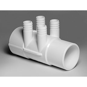 Waterway Manifold 4-Port 2 Slip x 2" Spigot x 3/4" Barb | 6727140"