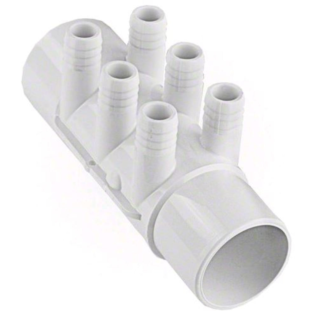 Waterway Manifold 6-Port 2 Slip x 2" Spigot x 3/4" Barb | 6727150"