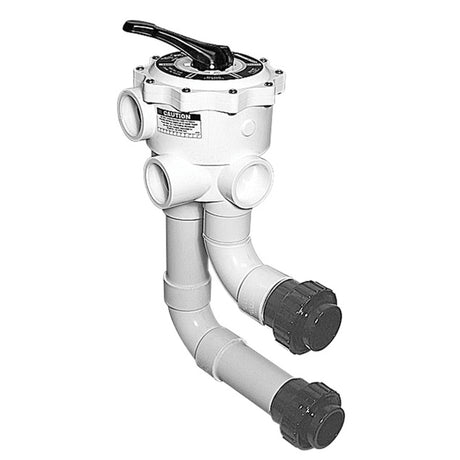 Waterway 2 FPT Side Mount DE Filter Multiport Valve w/ Unions | WVD001"